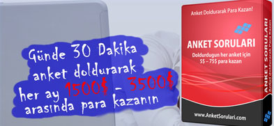 anket sorulari Anket Soruları ile her ay 1500$ 3500$ arası para kazanın