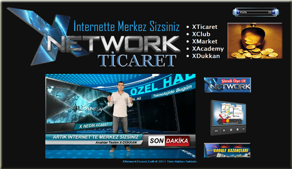 xnetworkticaret site XNetworkTicaret.CoM açılışını yaptı gördünüz mü?